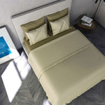 Le Telerie - Set completo letto lenzuola cotone